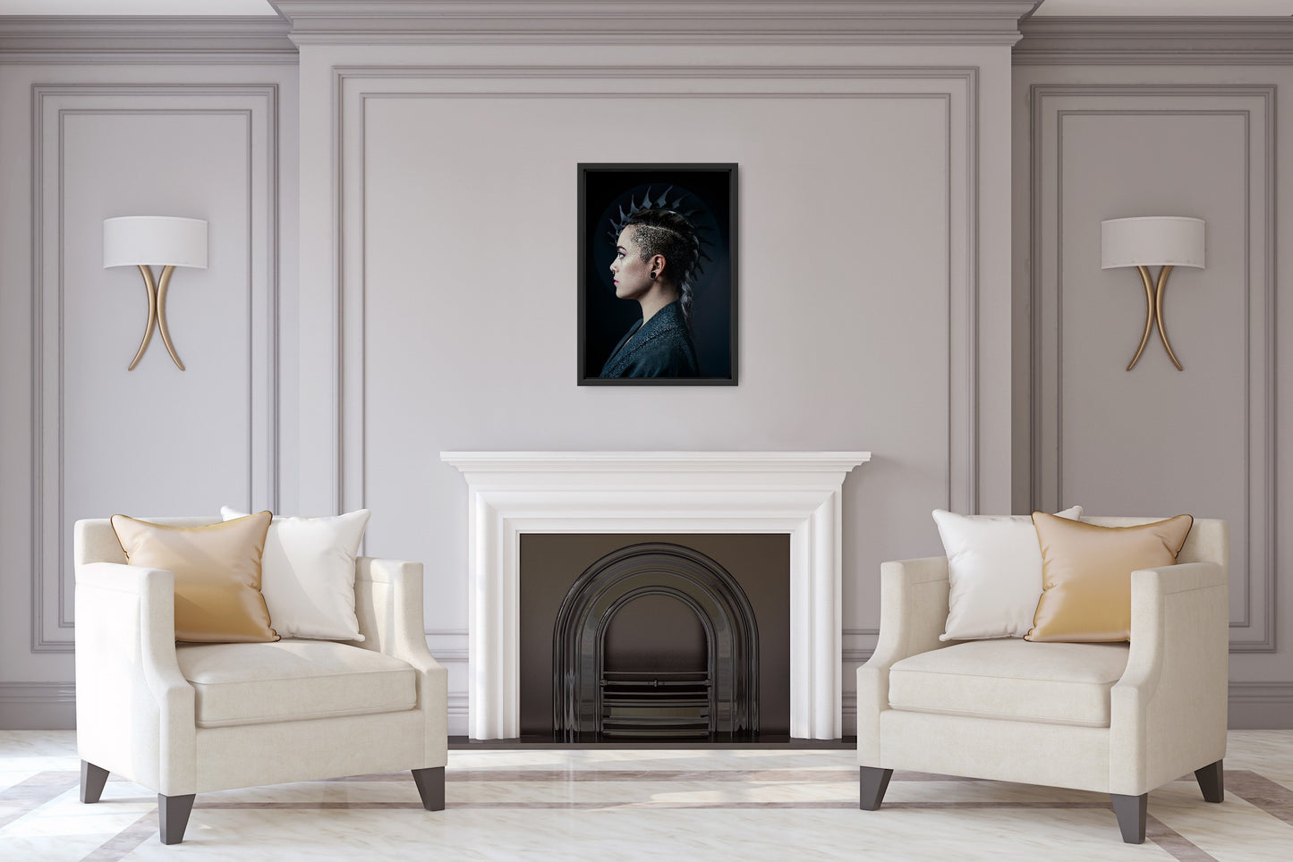 Punk - Fine Art Print on Dibond + American Box Frame