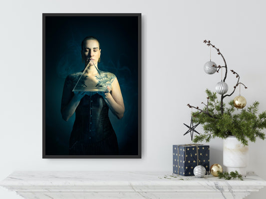 Triangle - Tirage Photographique sur Dibond + Caisse américaine