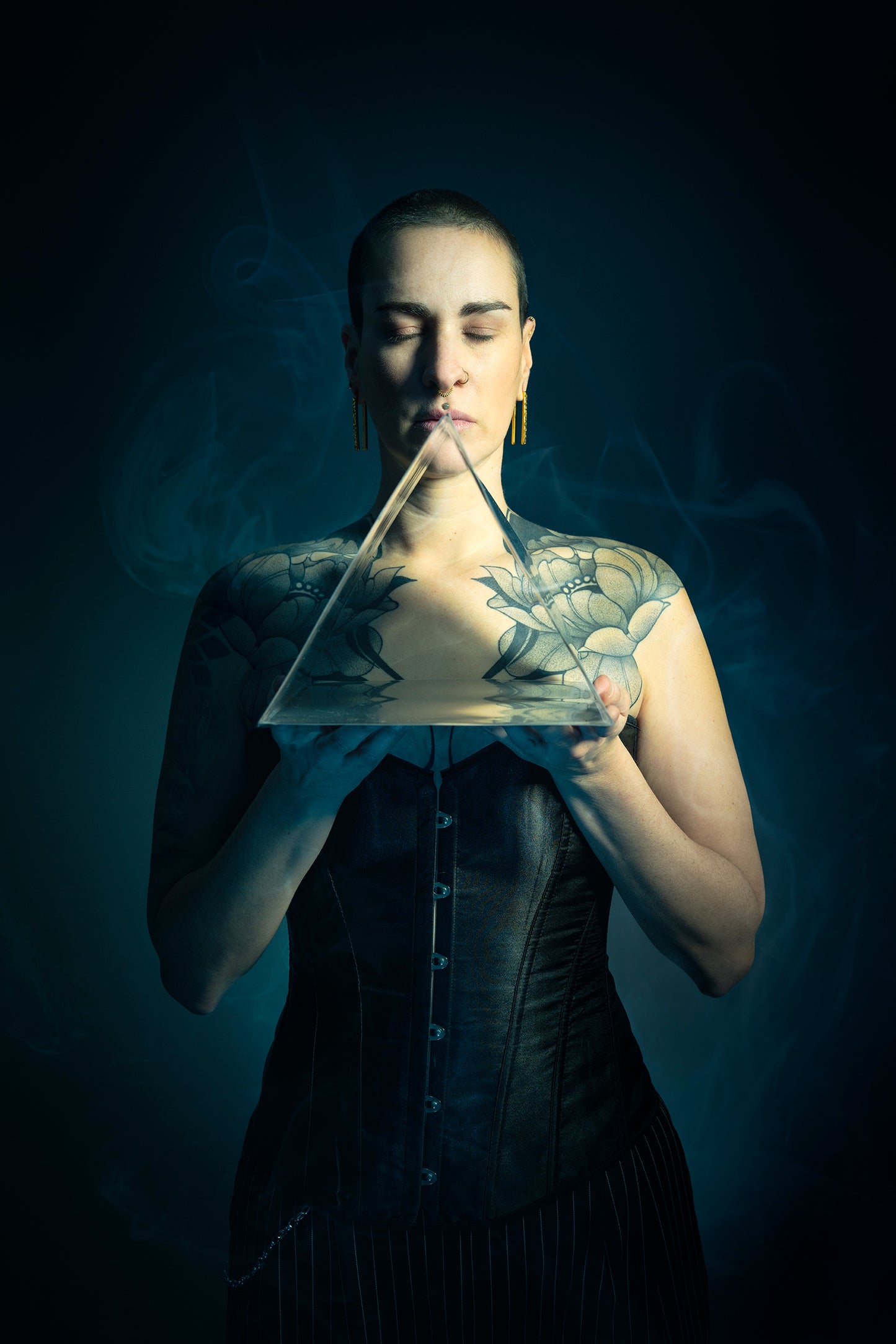 Triangle - Tirage Photographique sur Dibond + Caisse américaine