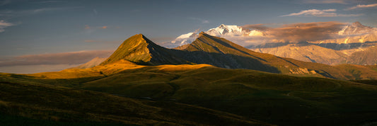 Admirable Mont -Blanc - Tirage Fine Art Photography (Panoramique) 90x30cm