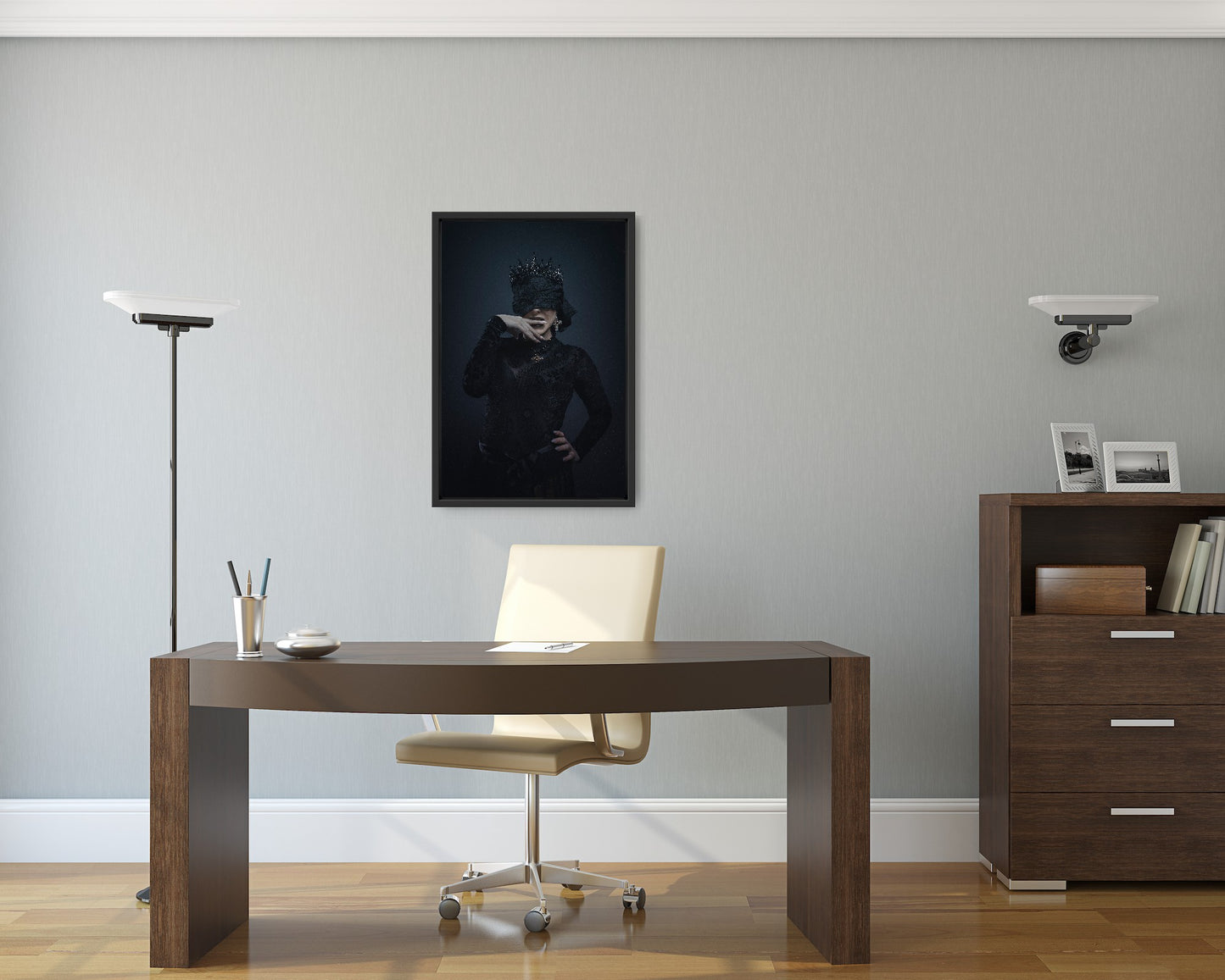 The Crown of Silence III - Photographic Print on Dibond + American Box