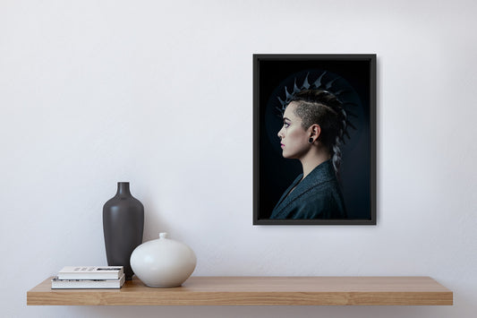 Punk - Tirage Fine-Art sur Dibond + Caisse américaine