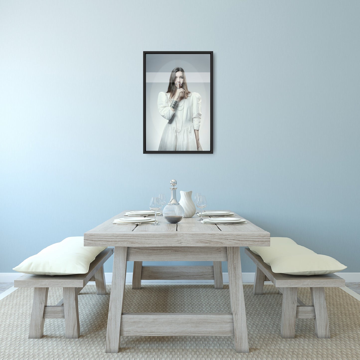 Flowers II - Tirage Fine-Art sur Dibond + Caisse américaine