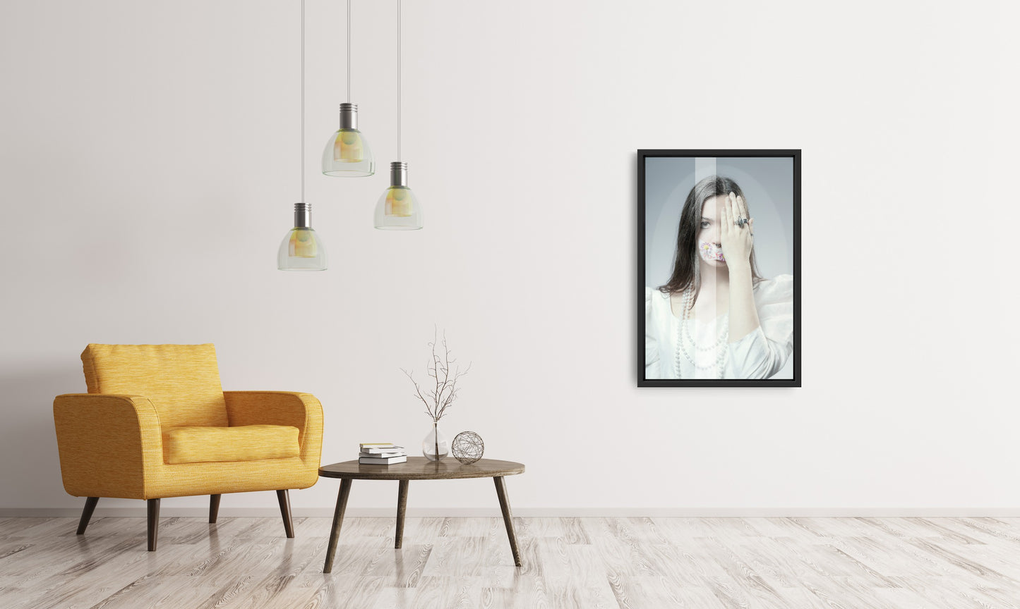 Flowers III - Fine-Art Print on Dibond + American Box