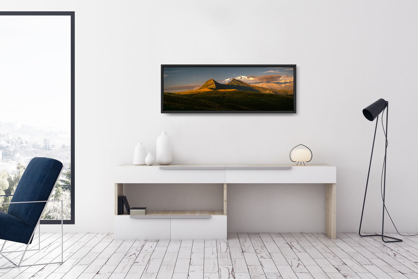 Admirable Mont -Blanc - Tirage Fine Art Photography (Panoramique) 90x30cm