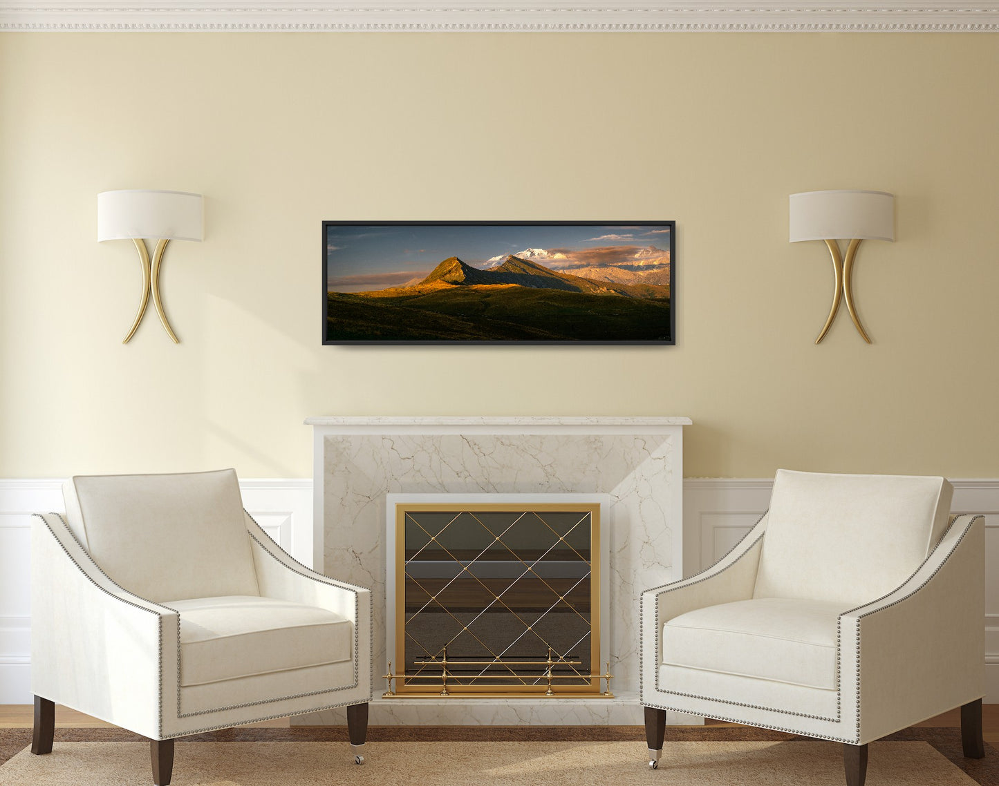 Admirable Mont -Blanc - Tirage Fine Art Photography (Panoramique) 90x30cm