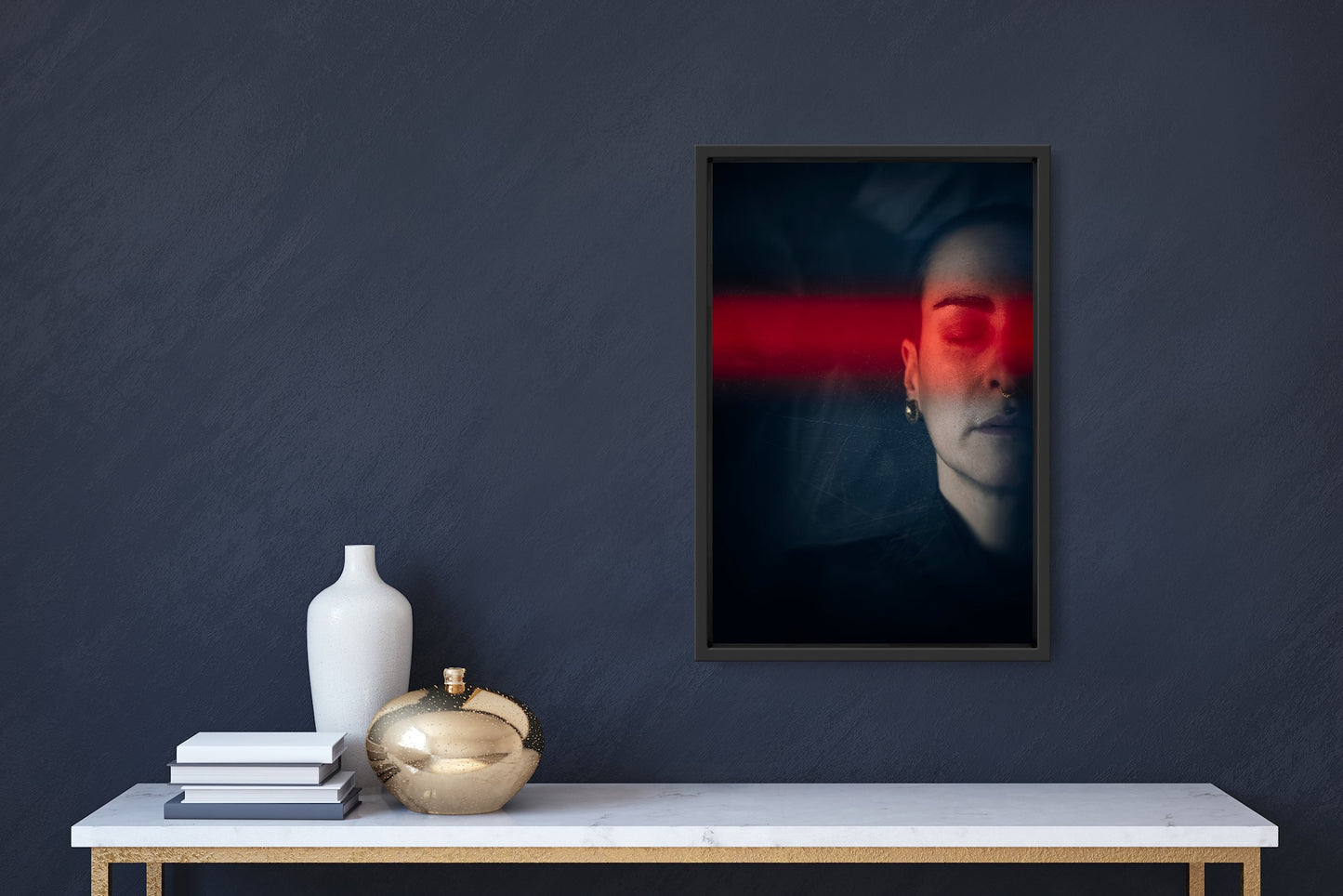 Red Line - Tirage Photogaphique sur Dibond + Caisse américaine