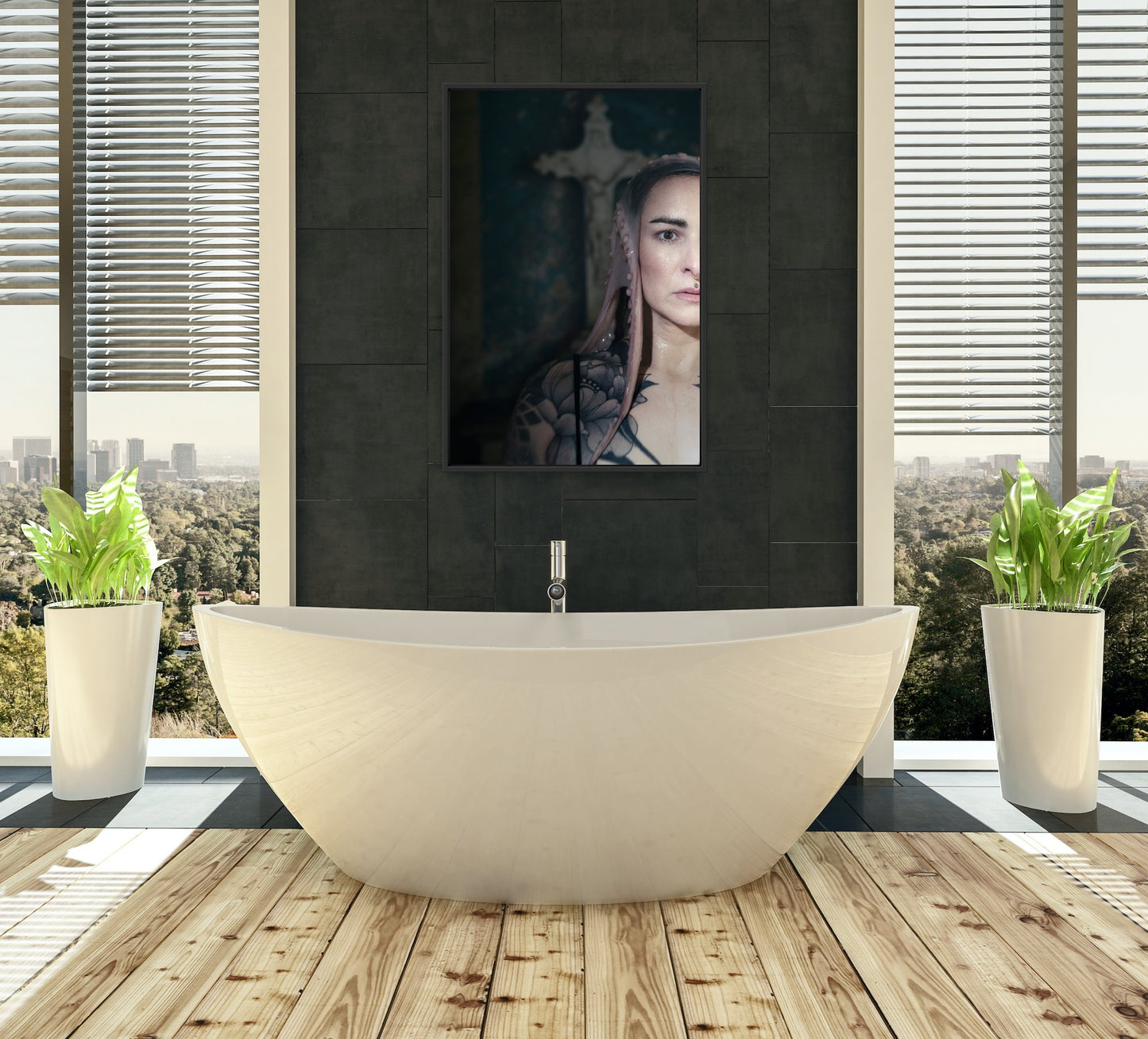 The Echo - Tirage Photogaphique sur Dibond + Caisse américaine