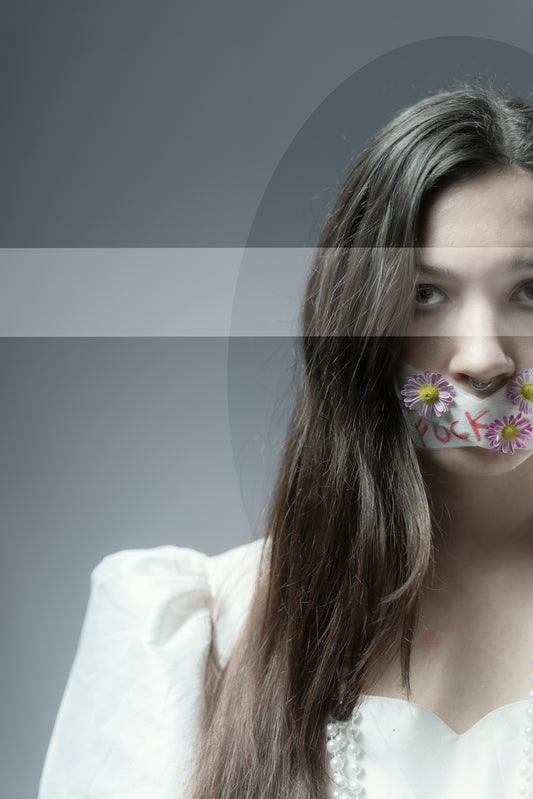 Flowers - Fine-Art Print on Dibond + American Box Frame