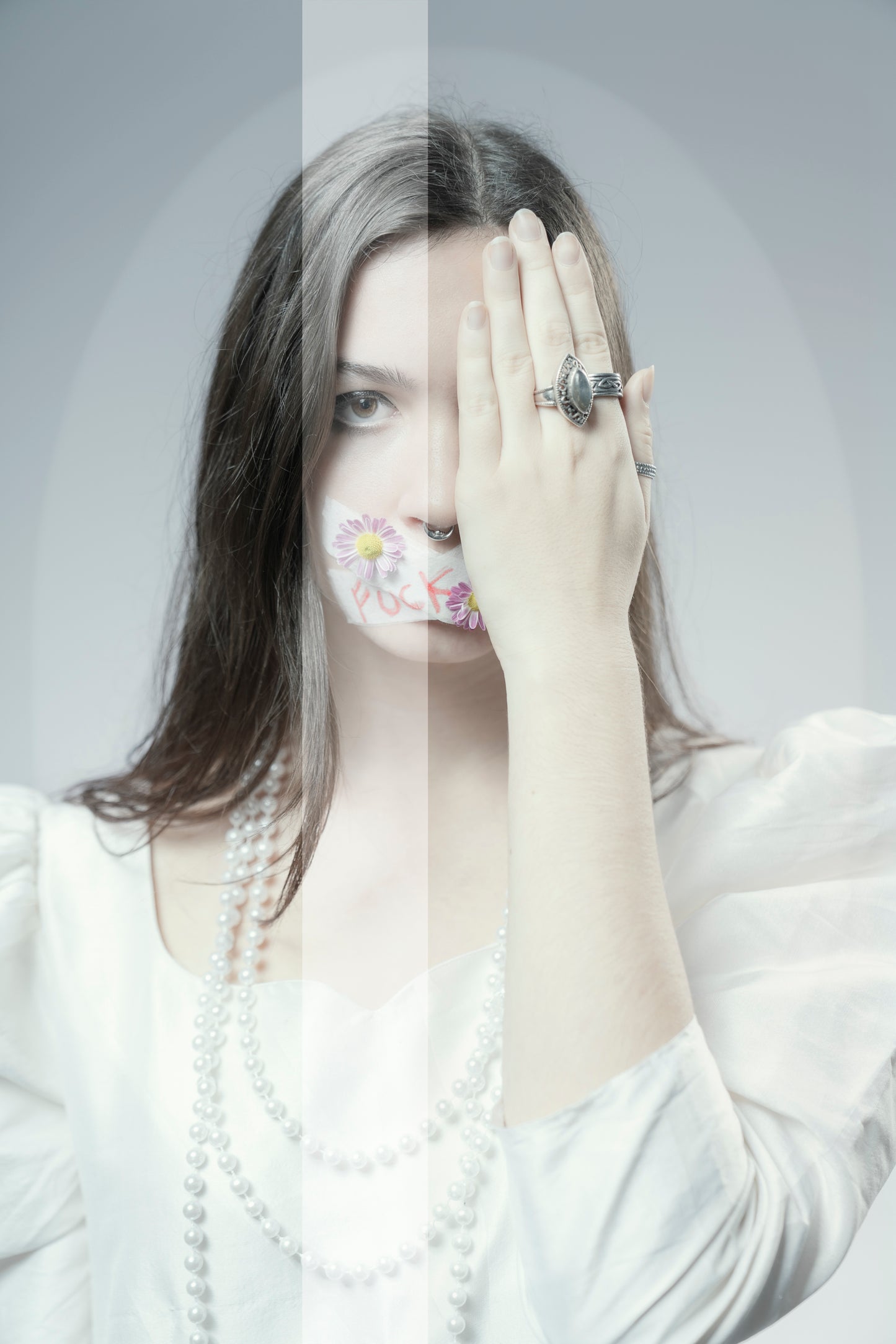 Flowers III - Fine-Art Print on Dibond + American Box