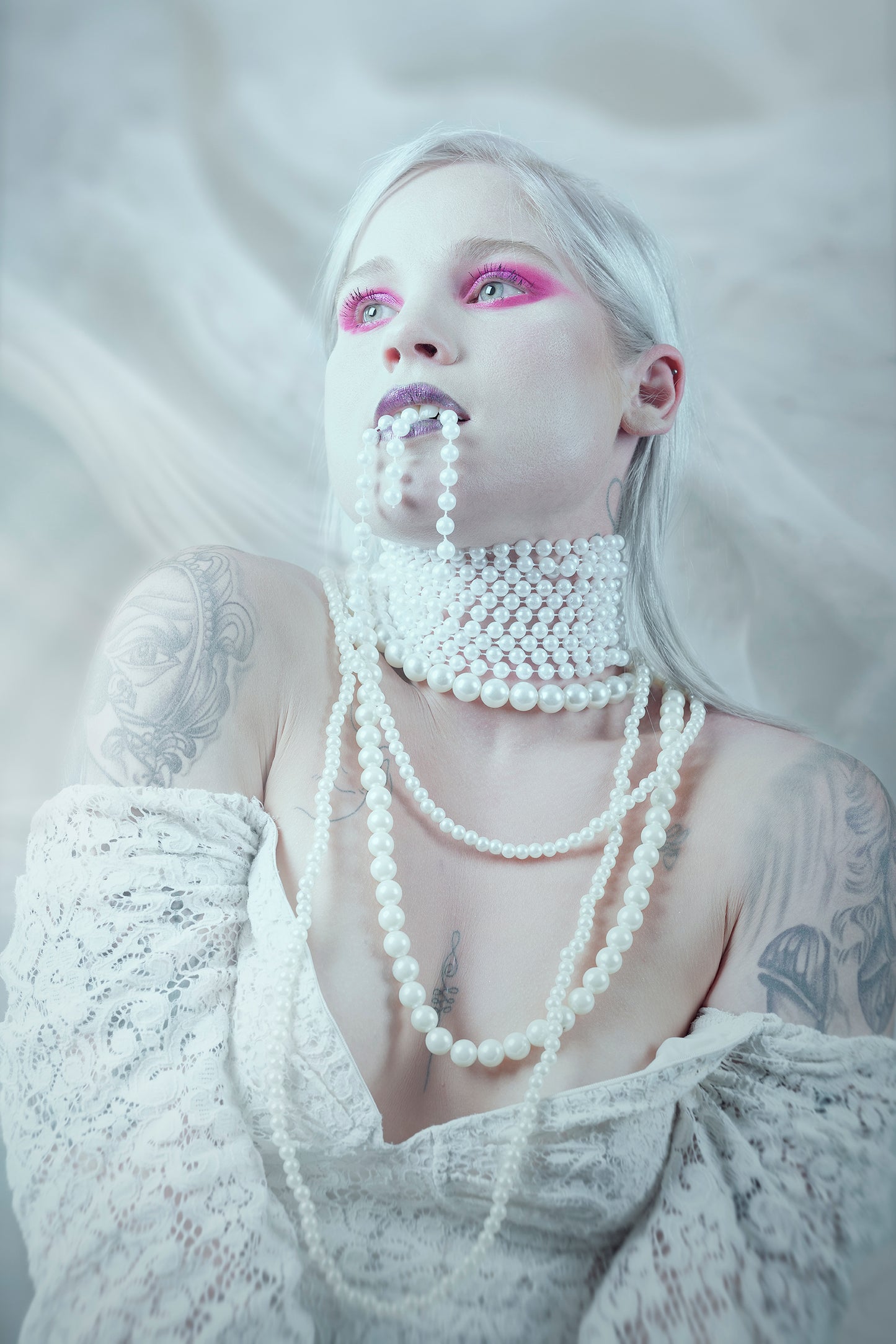 White pearls