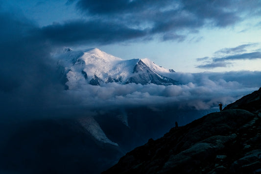 The Last Light of Mont Blanc
